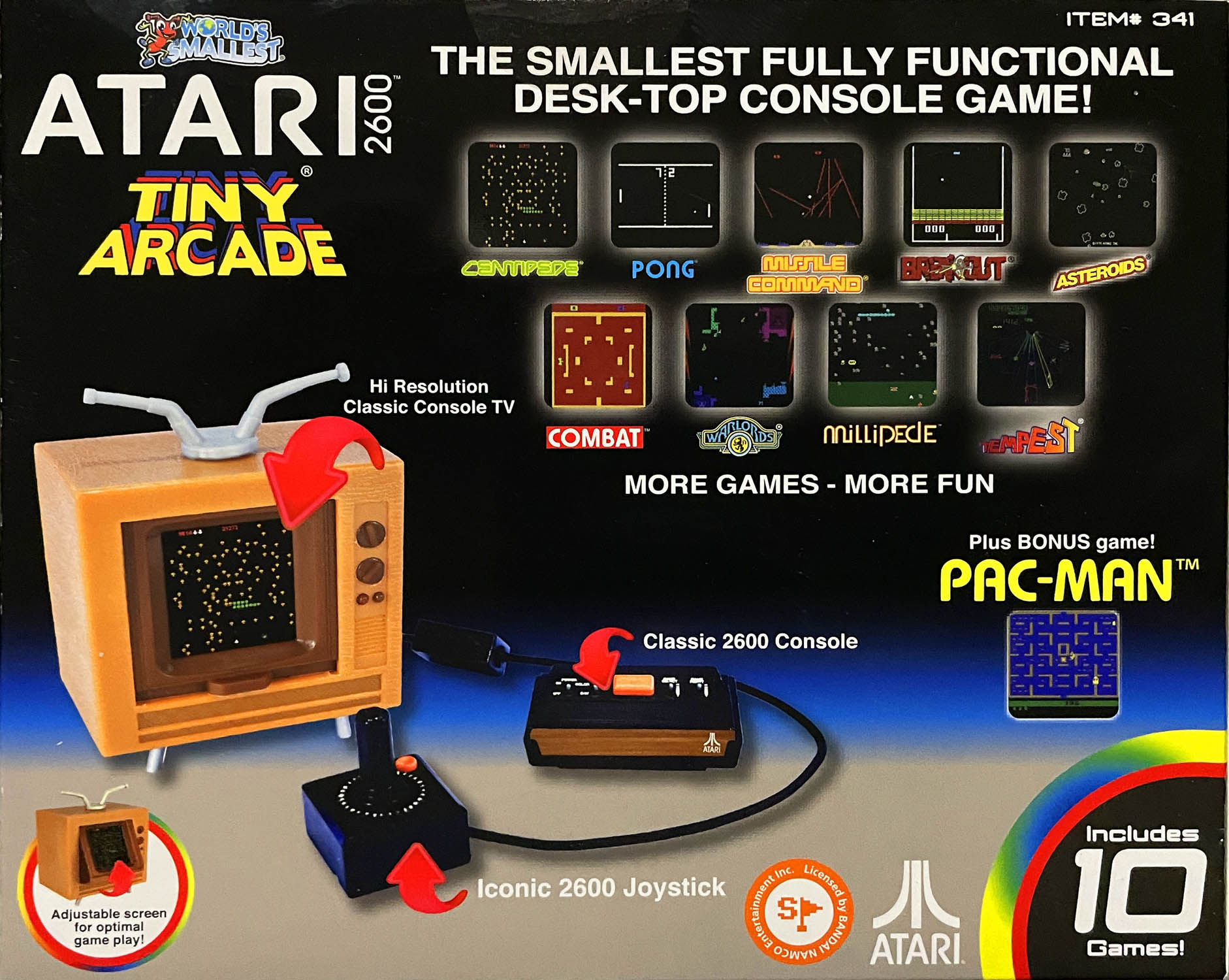 Atari 2600 - Worlds Smallest Toys (Tiny Arcade) action figure collectible - Main Image 2