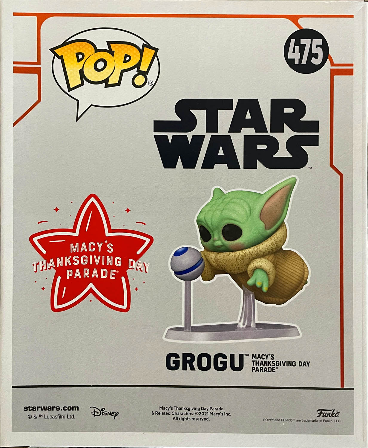 Grogu Deluxe 475 - Funko (Pop! Star Wars) action figure collectible - Main Image 2
