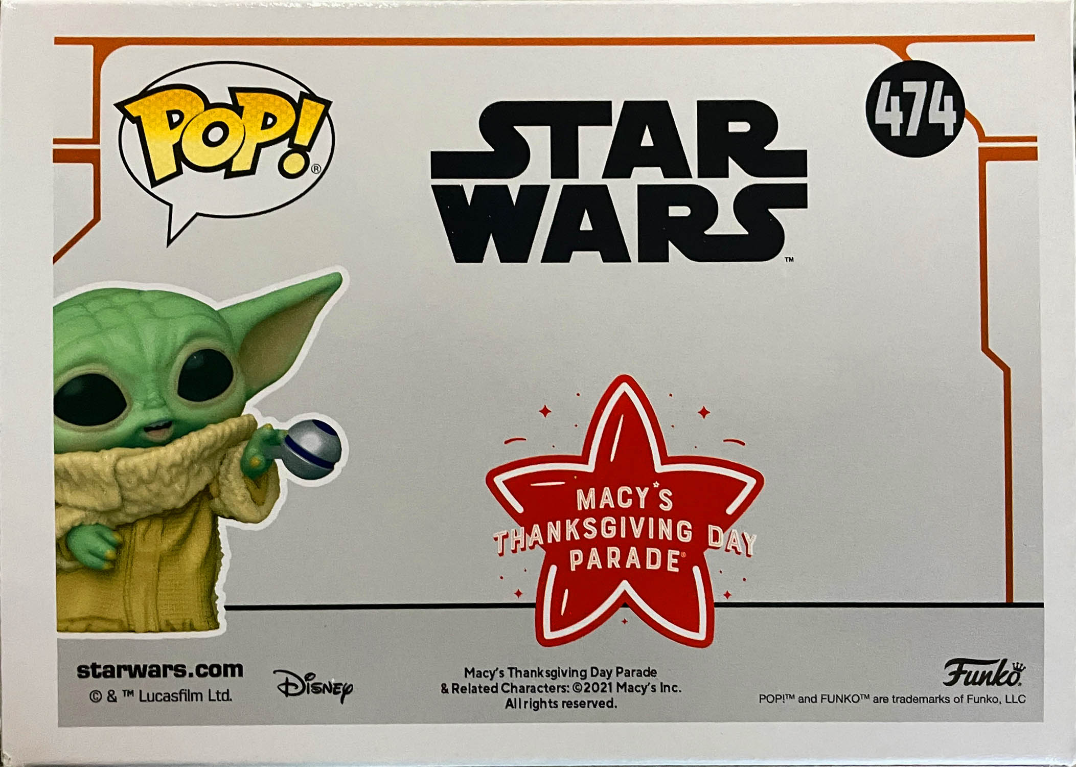Grogu 474 - Funko (Pop! Star Wars) action figure collectible - Main Image 2