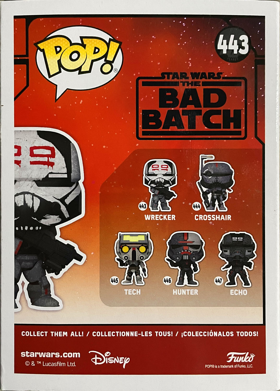 Wrecker 443 - Funko (Pop! Star Wars) action figure collectible - Main Image 2