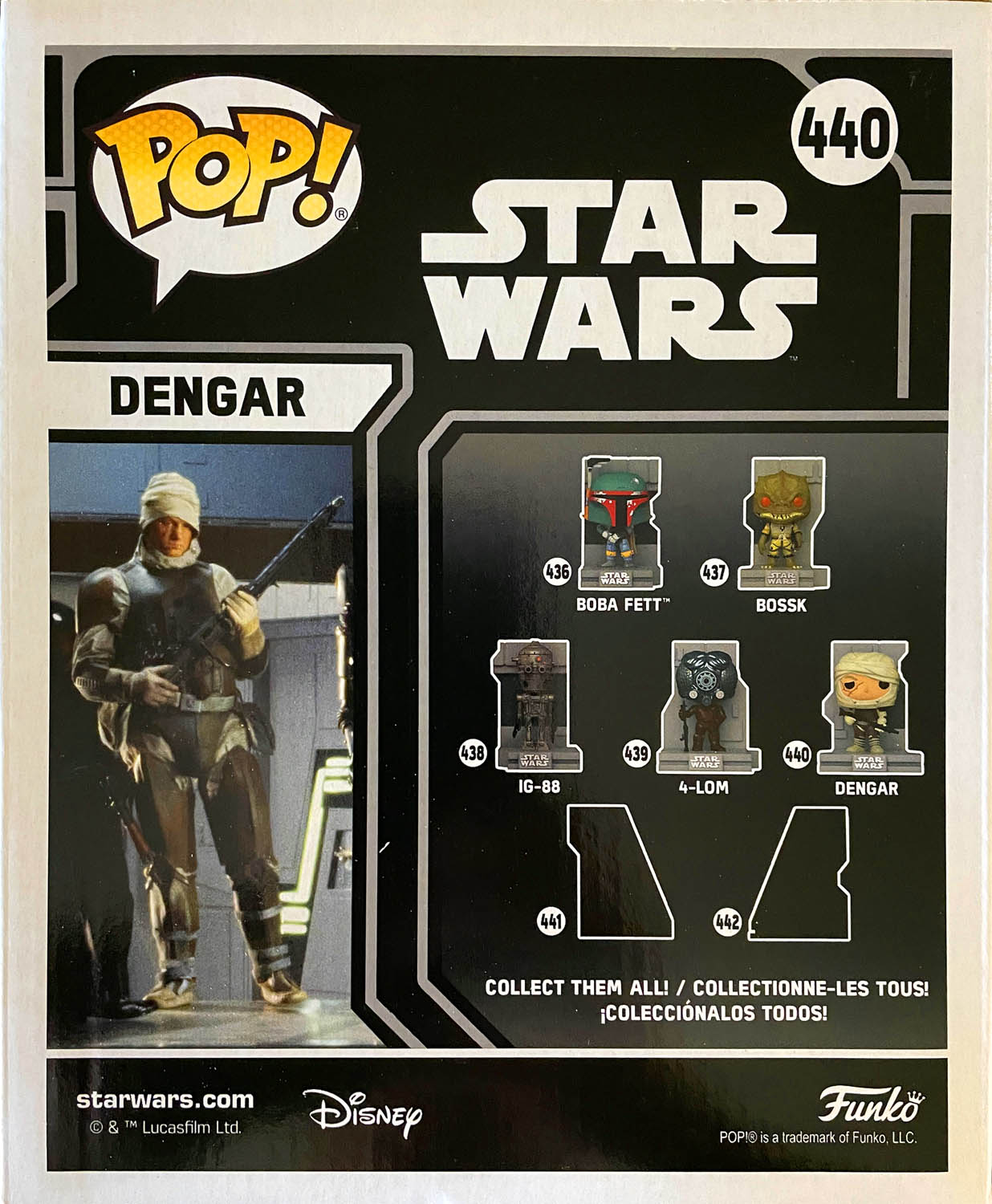 Dengar Deluxe 440 - Funko (Pop! Star Wars) action figure collectible - Main Image 2