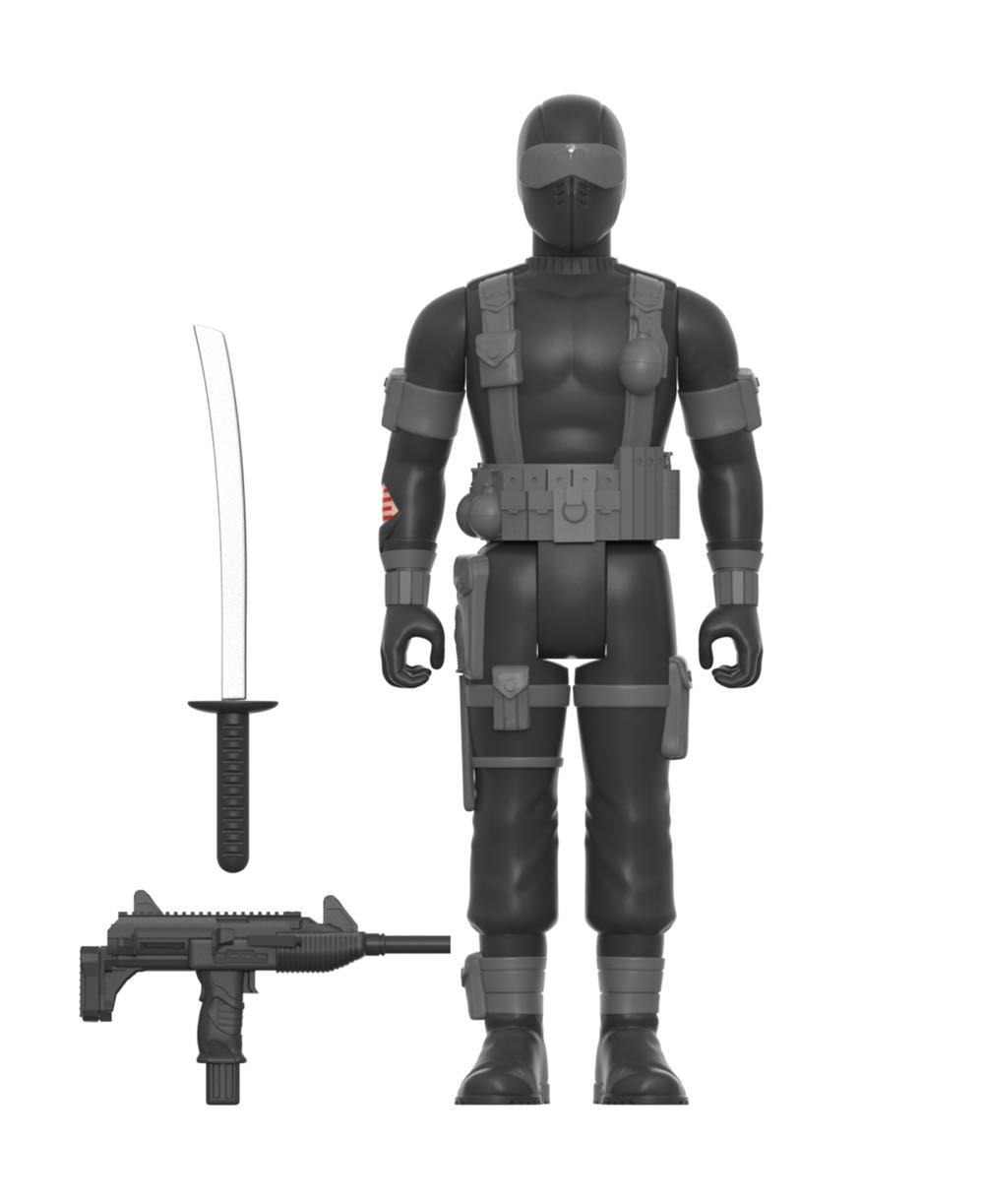 ReAction : Snake Eyes [v2] - Super7 (G.I. Joe: Super7 ReAction) action figure collectible [Barcode 840049822252] - Main Image 3