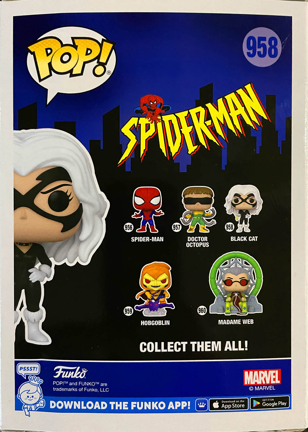 Black Cat - Funko (POP! MARVEL) action figure collectible - Main Image 2
