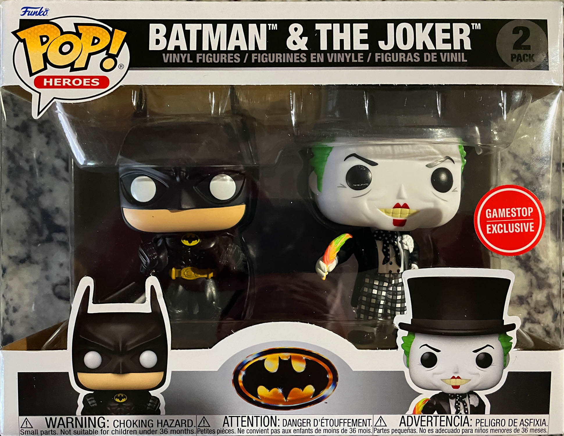 Batman and The Joker - Funko (POP! HEROES) action figure collectible - Main Image 1