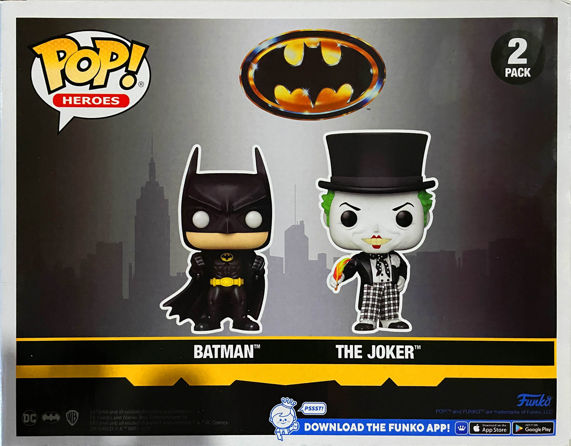 Batman and The Joker - Funko (POP! HEROES) action figure collectible - Main Image 2