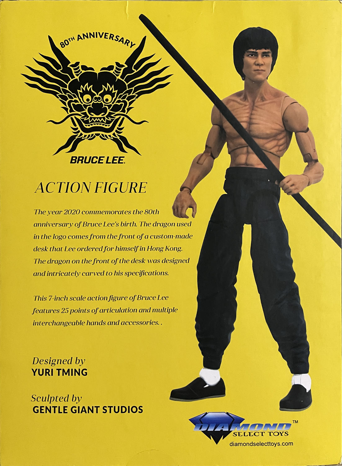 Bruce Lee - Diamond Select (Bruce Lee 80th Anniversary) action figure collectible - Main Image 2