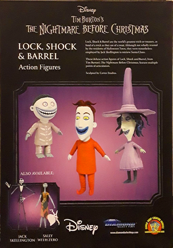 Lock, Shock and Barrel - Diamond Select (Nightmare Before Christmas) action figure collectible - Main Image 2