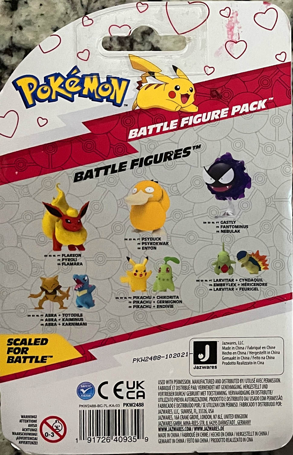 Pikachu with Flower and Teddiursa - Jazwares (Pokémon) action figure collectible - Main Image 2
