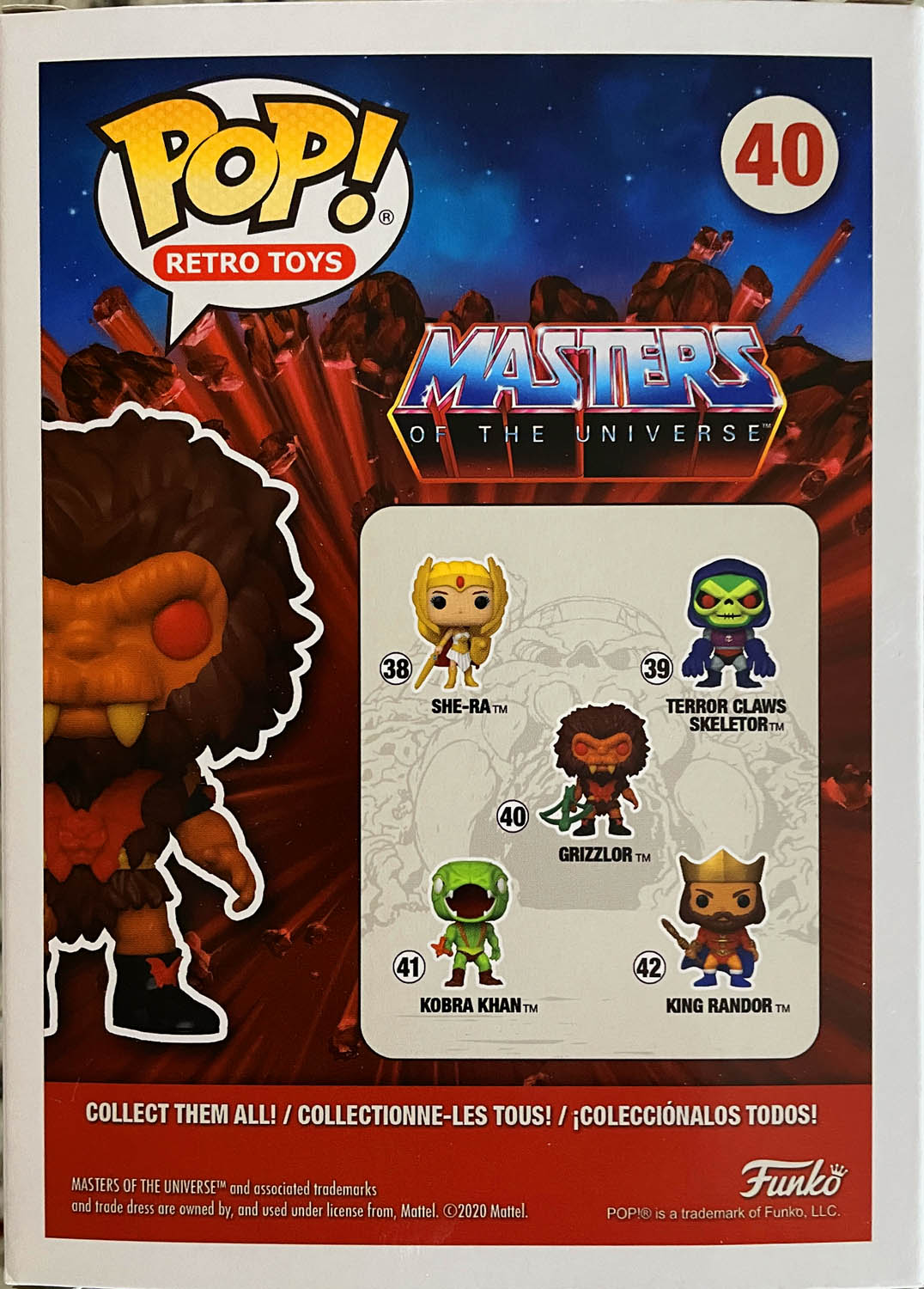 MOTU- Grizzlor Funko 40 - Funko (POP! Retro Toys) action figure collectible - Main Image 2