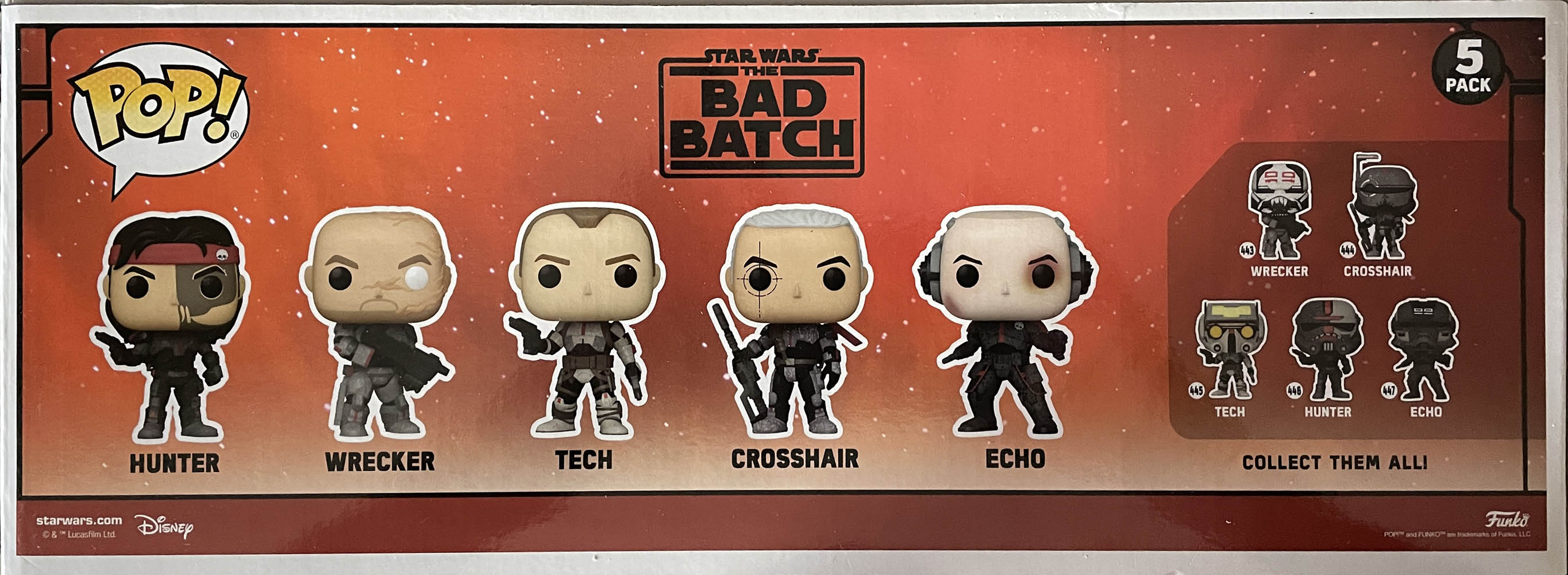 The Bad Batch 5-Pack - Funko (Pop! Star Wars) action figure collectible - Main Image 2