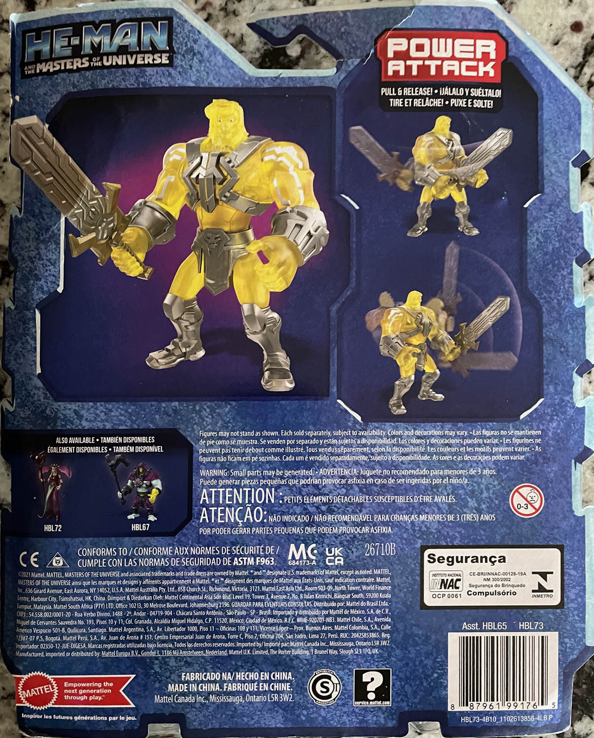 Power of Grayskull He-Man (Power Attack) - Mattel (He-man And The Masters Of The Universe) action figure collectible - Main Image 2