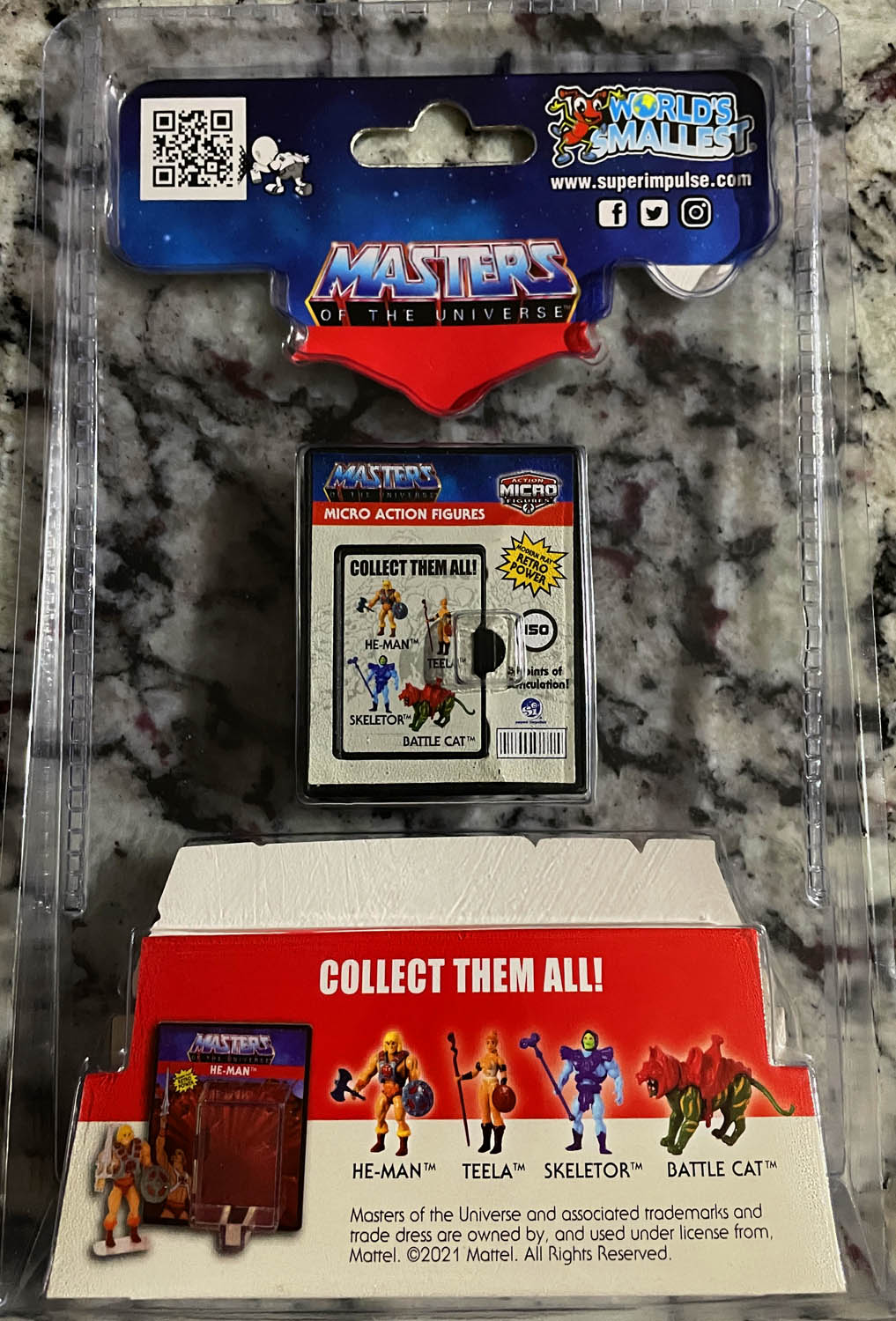 He-Man - World’s Smallest Toys (Masters Of The Universe) action figure collectible - Main Image 2