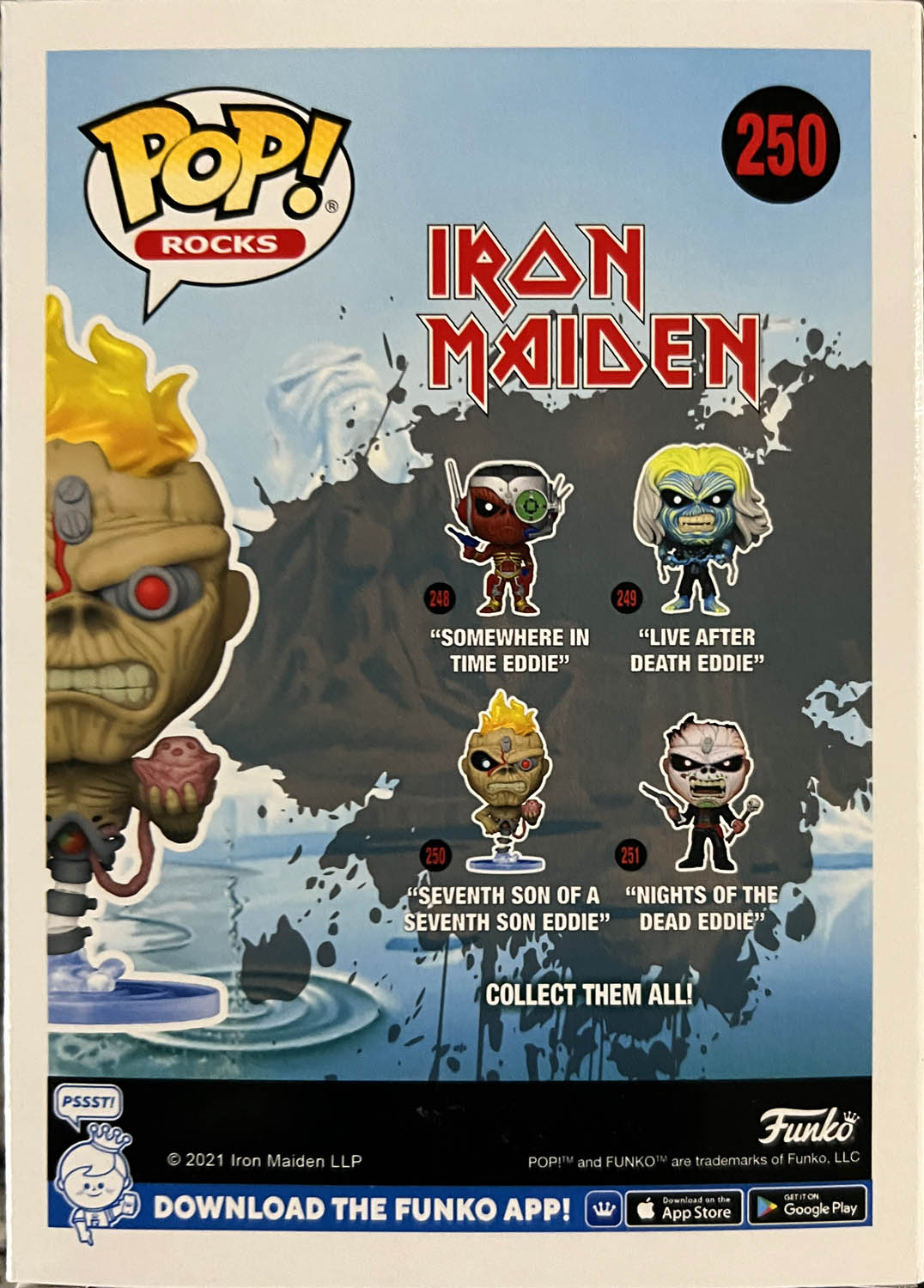 Seventh Son of the Seventh Son Eddie 250 - Funko (POP! ROCKS) action figure collectible - Main Image 2