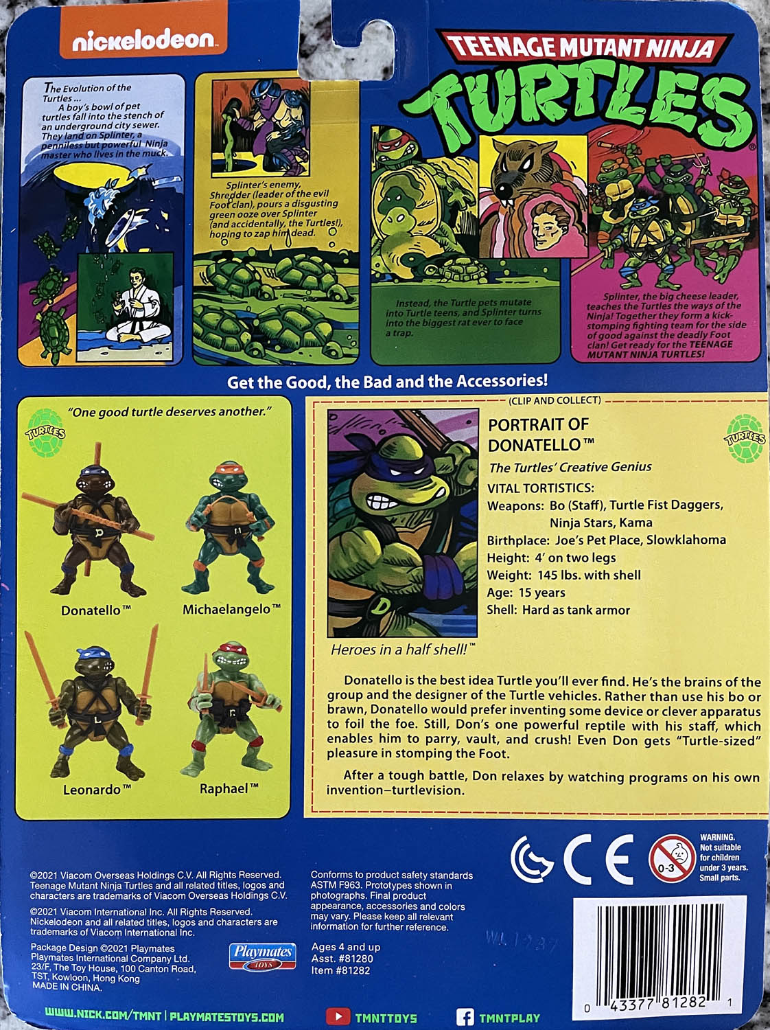 TMNT: Donatello - Playmates (Teenage Mutant Ninja Turtles) action figure collectible - Main Image 2
