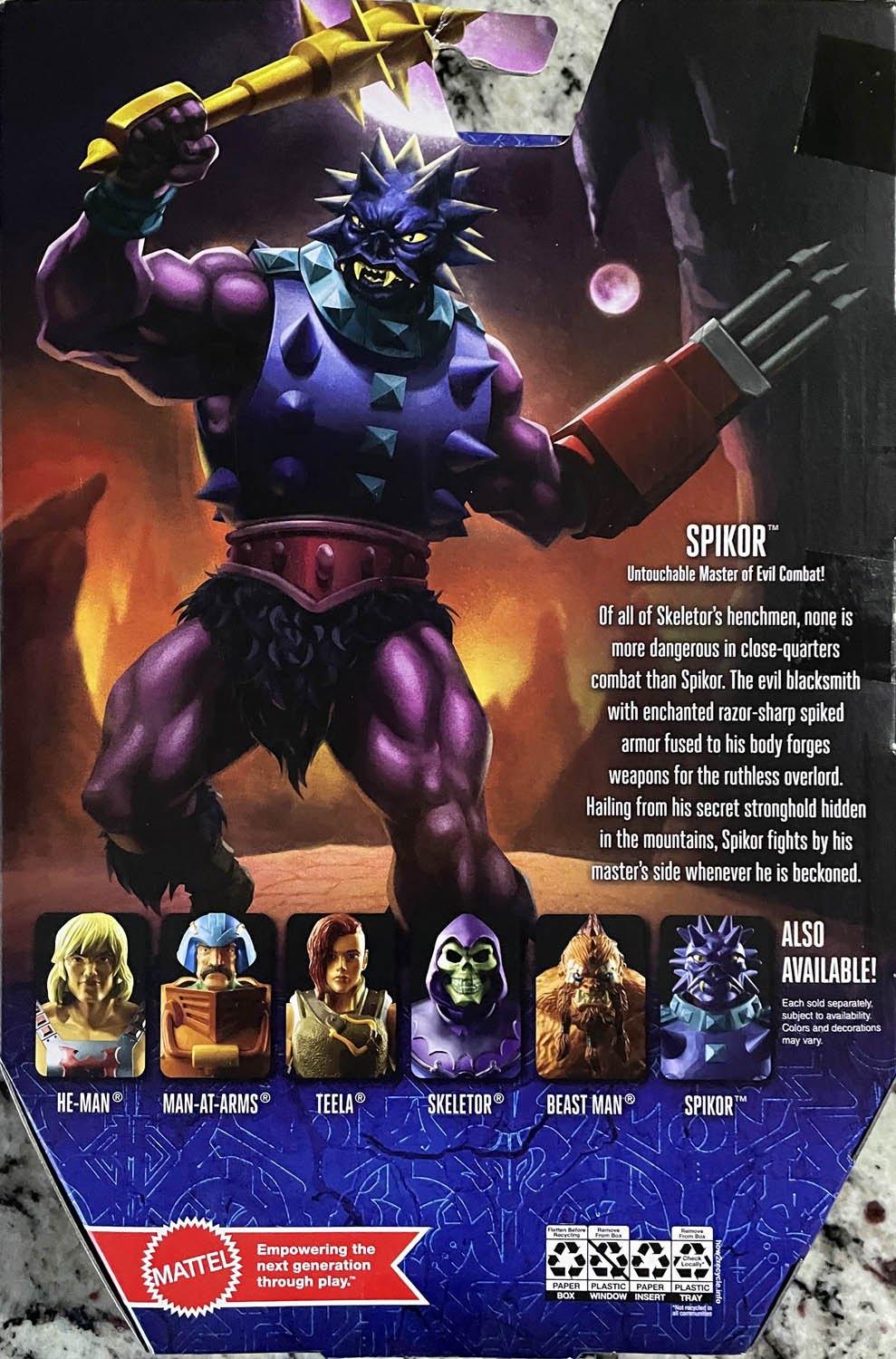 Spikor - Mattel (Masters Of The Universe Revelation) action figure collectible - Main Image 2