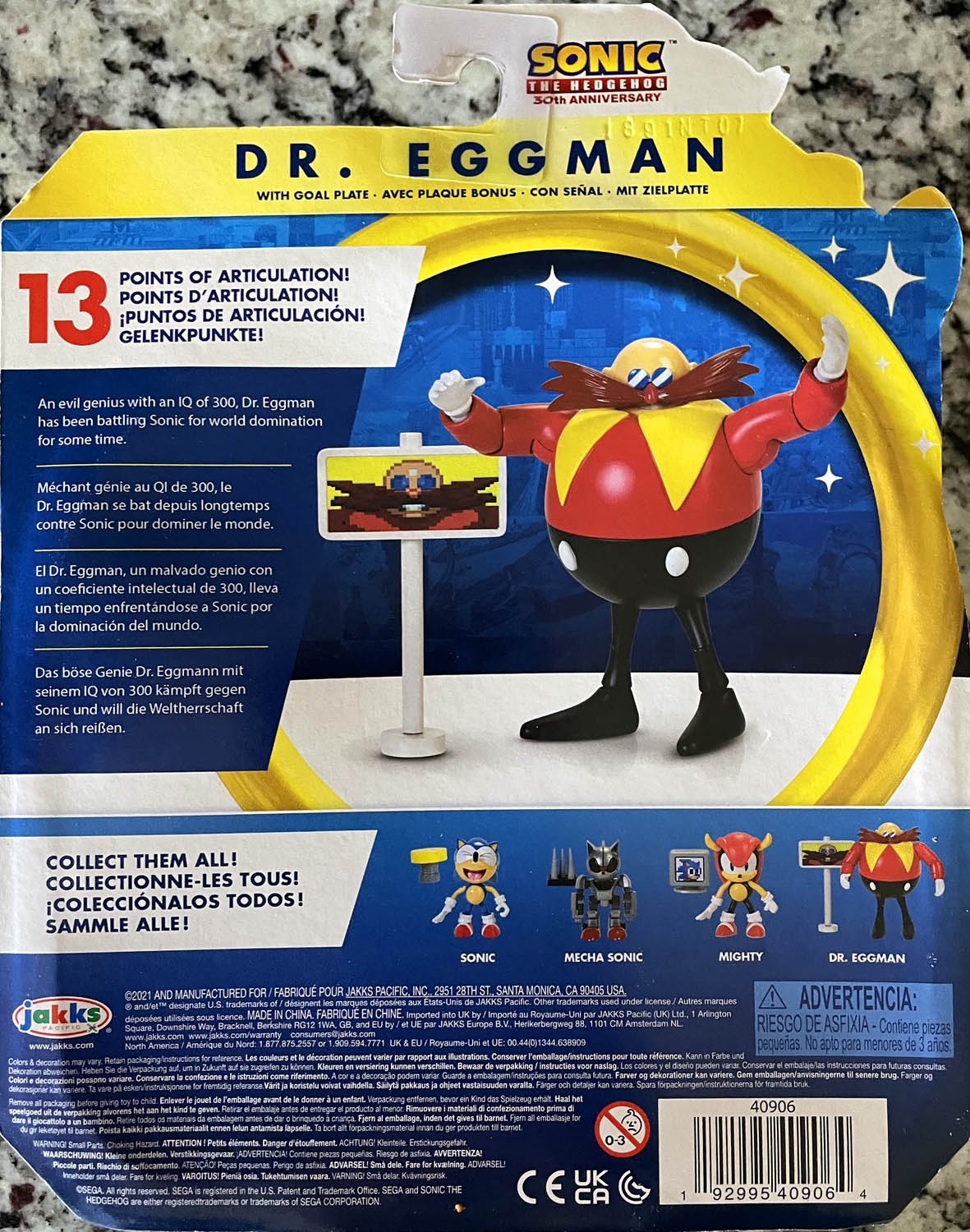 Dr. Eggman - Jakks Pacific (Sonic The Hedgehog) action figure collectible - Main Image 2