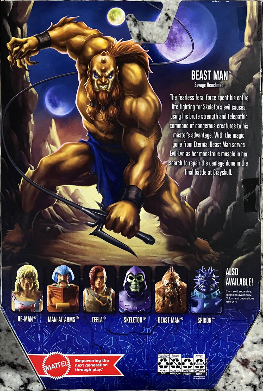Beast Man - Mattel (Masters Of The Universe Revelation) action figure collectible - Main Image 2