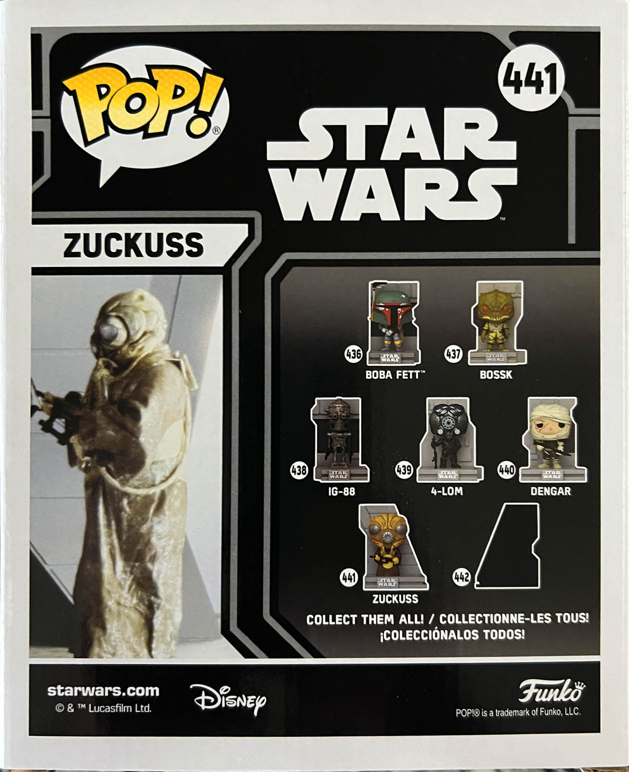 Zuckass Deluxe 441 - Funko (Pop! Star Wars) action figure collectible - Main Image 2