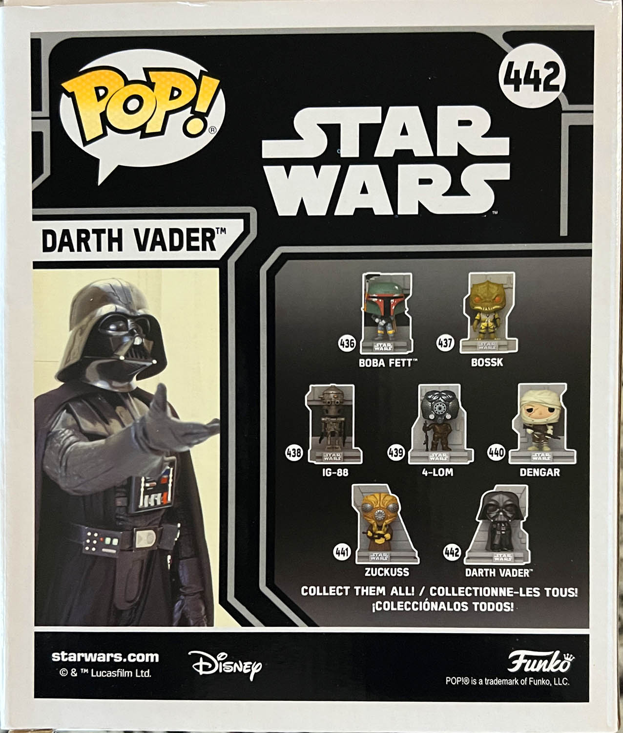 Darth Vader Deluxe 442 - Funko (Pop! Star Wars) action figure collectible - Main Image 2