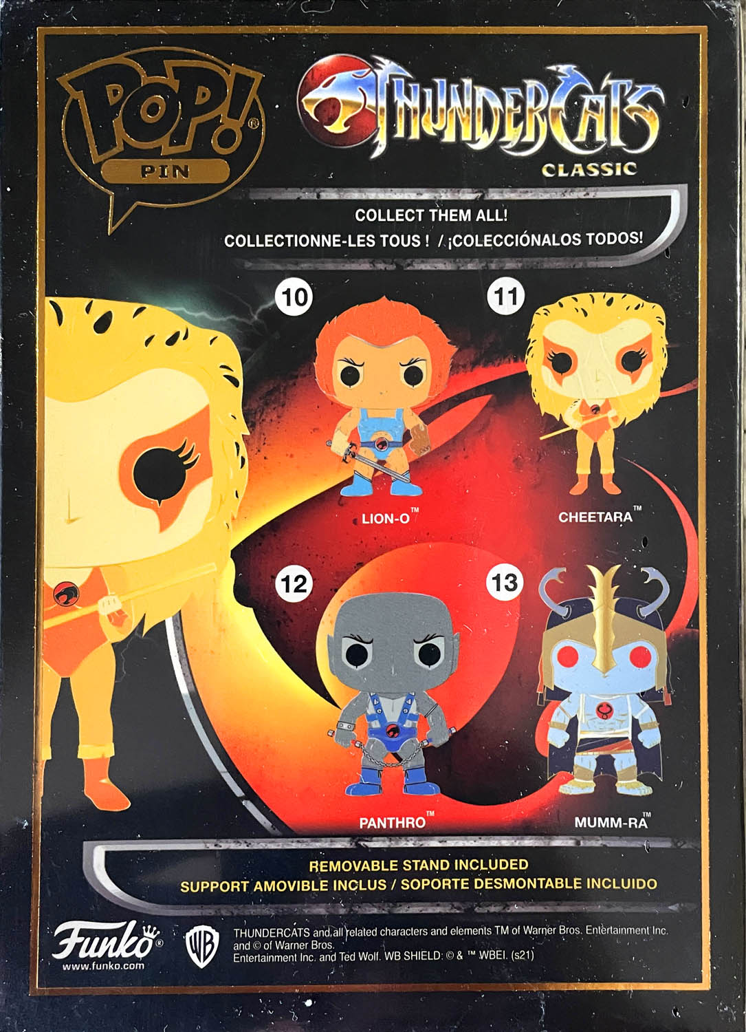 Cheetara 12 - Funko (POP! Pin Cartoons) action figure collectible - Main Image 2