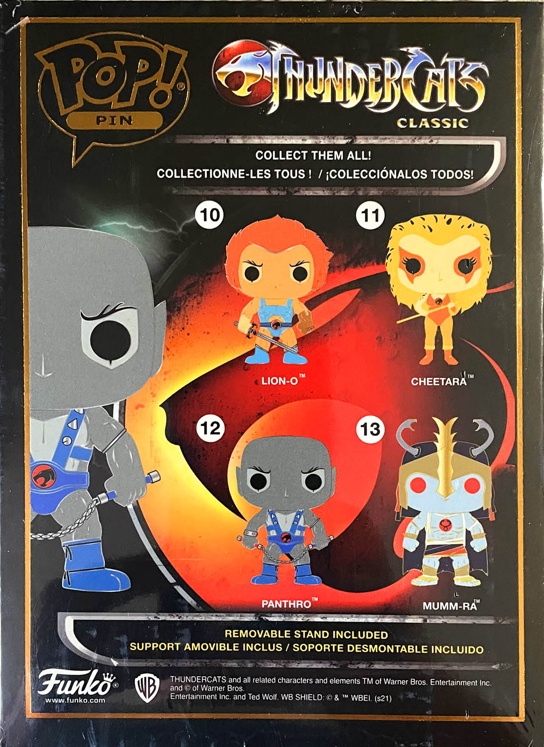 Panthro 13 - Funko (POP! Pin Cartoons) action figure collectible - Main Image 2