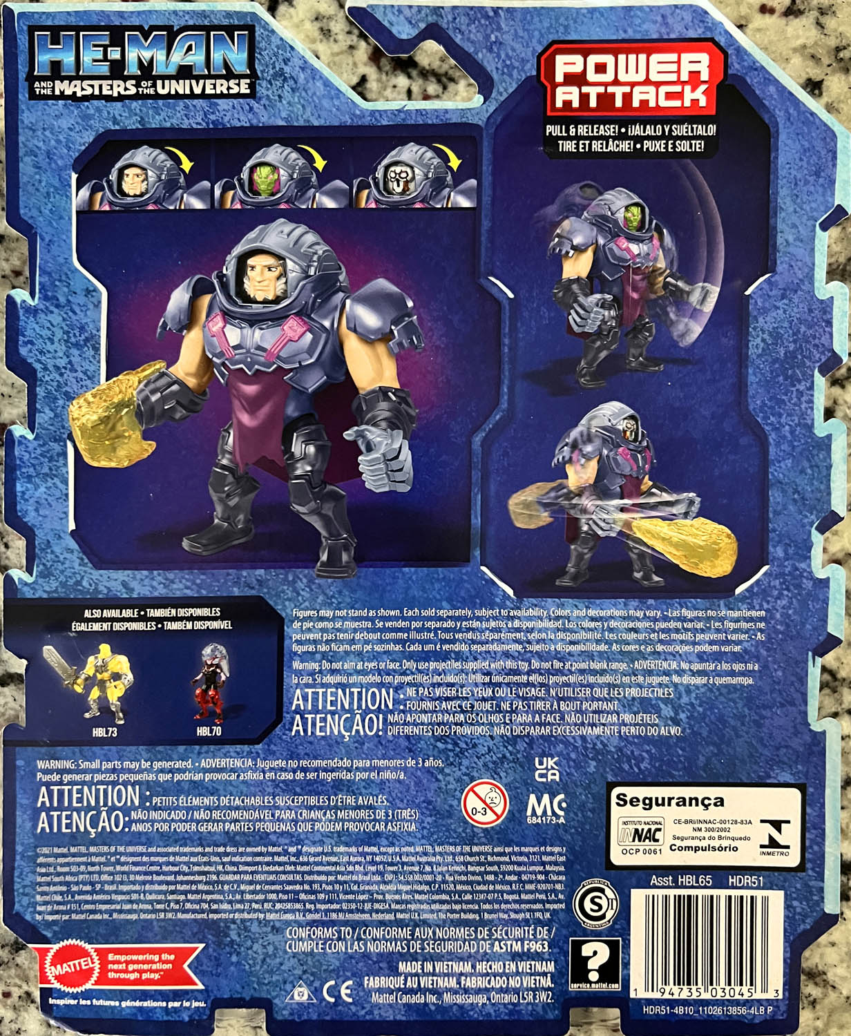 Man-E-Faces Power Attack - Mattel (He-man And The Masters Of The Universe) action figure collectible - Main Image 2