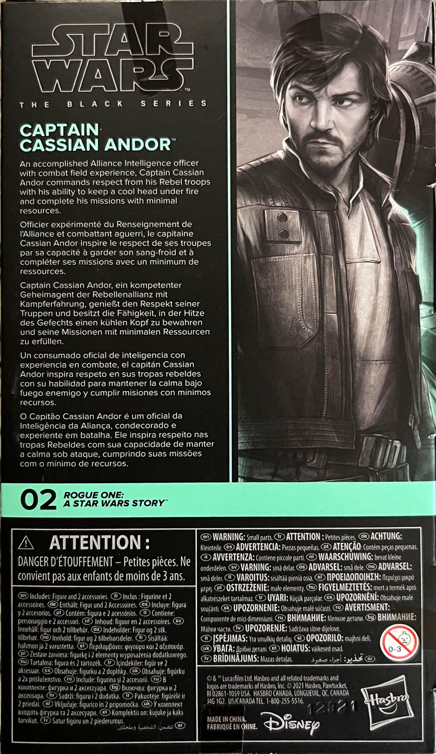 RO 02 Captain Cassian Andor - Hasbro (Rogue One: A Star Wars Story) action figure collectible - Main Image 2