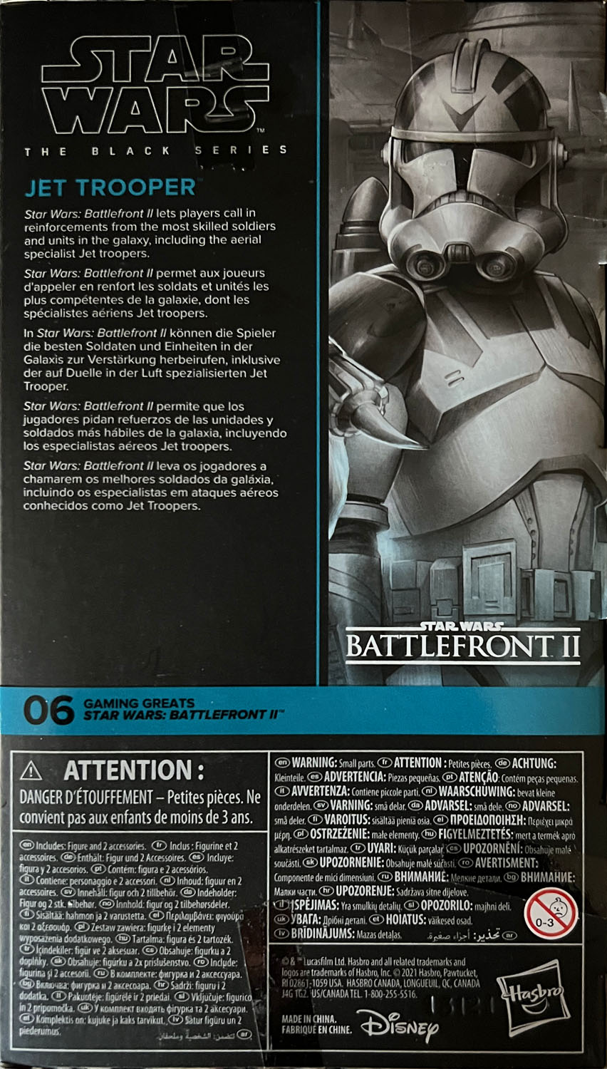 Jet Trooper - Disney/Hasbro (Star Wars The Black Series 6) action figure collectible - Main Image 2