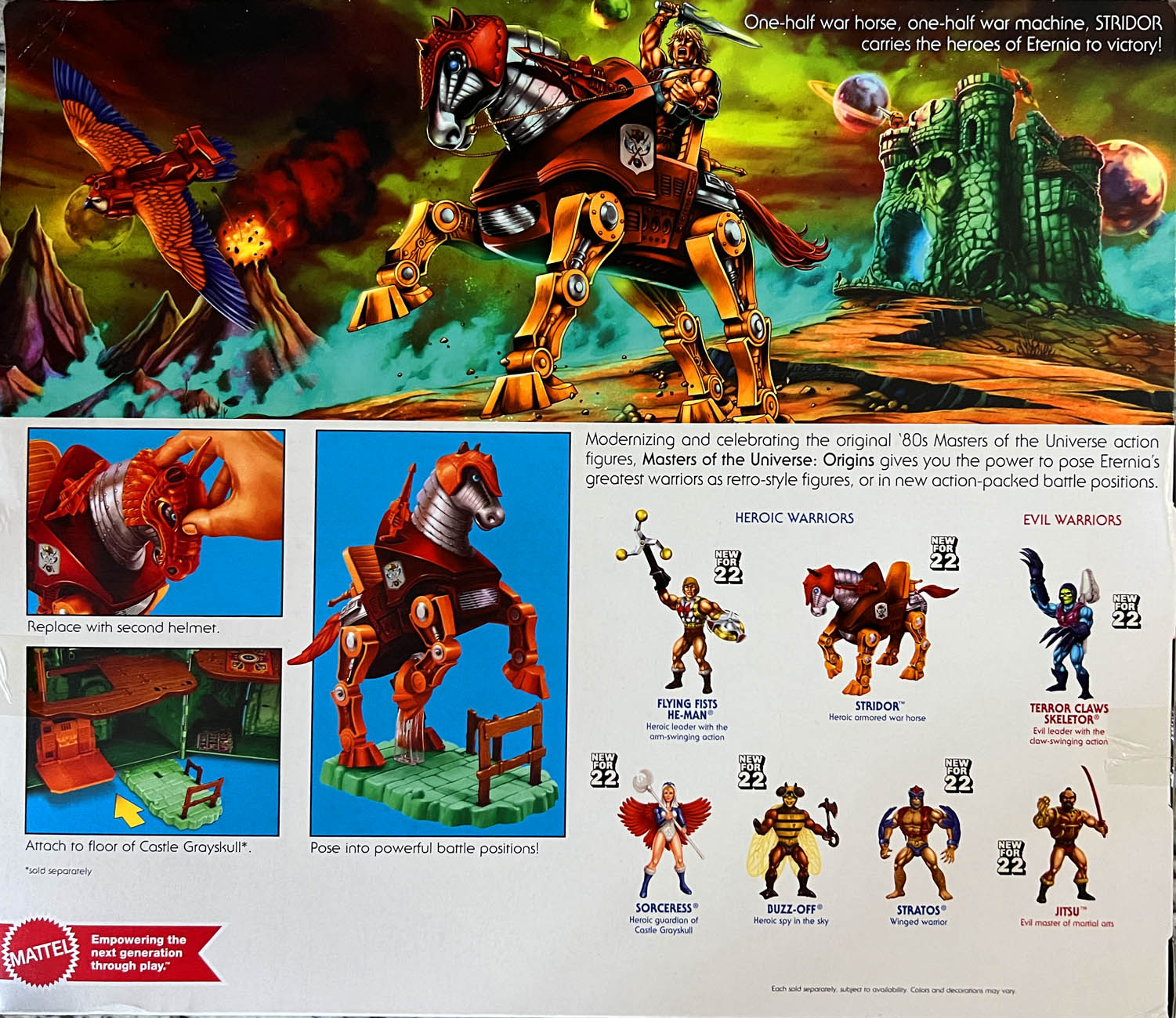 Stridor - Mattel (Masters Of The Universe Origins) action figure collectible - Main Image 2