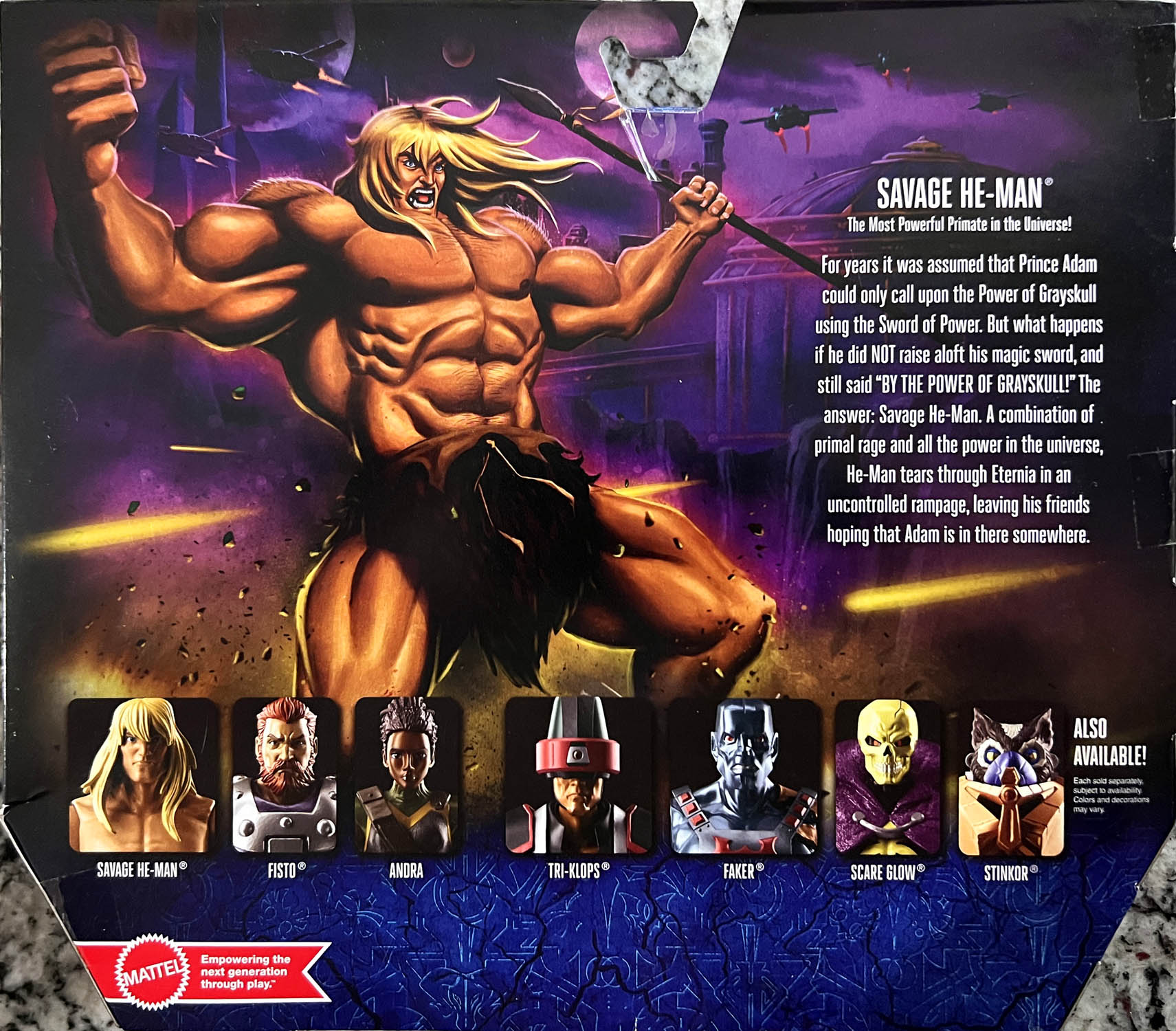 Savage He-Man - Mattel (Masters Of The Universe Revelation) action figure collectible - Main Image 2