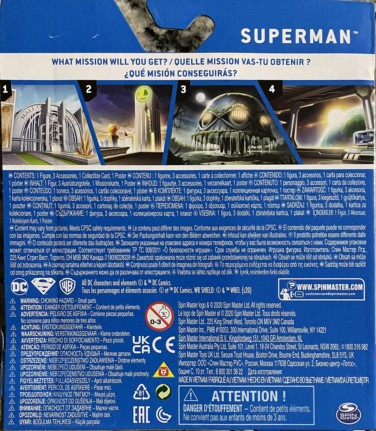 Superman - Spin Master (DC Heroes Unite) action figure collectible - Main Image 2