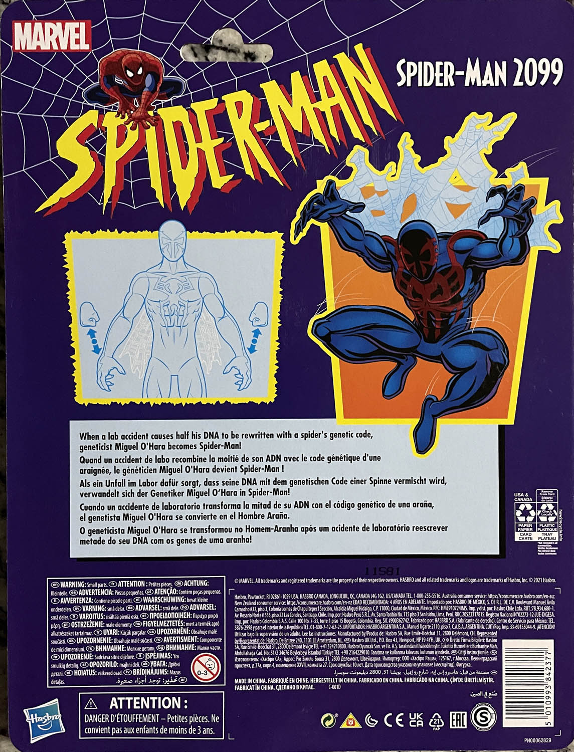 Spider-Man 2099 - Hasbro (Marvel Legends Vintage Series) action figure collectible - Main Image 2