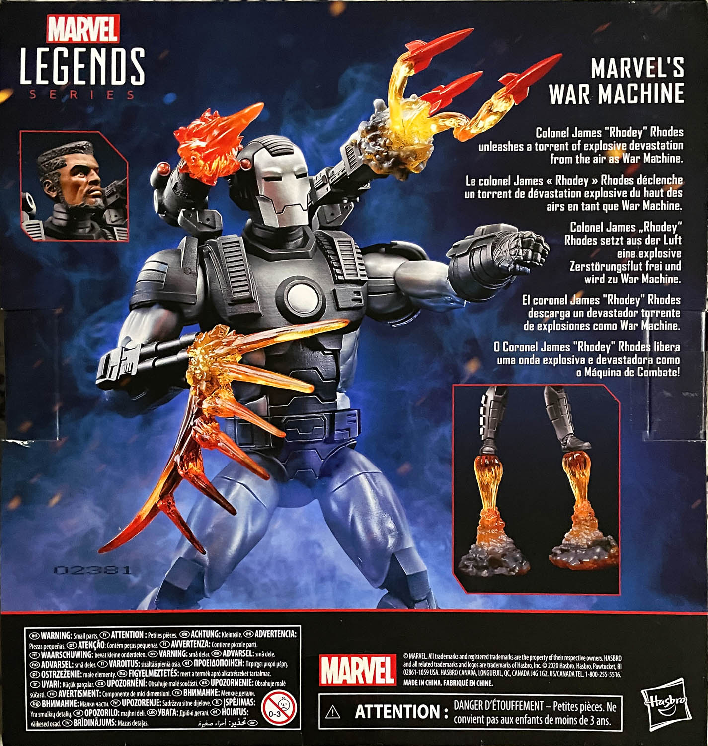 War Machine - Hasbro (Marvel Legends) action figure collectible - Main Image 2