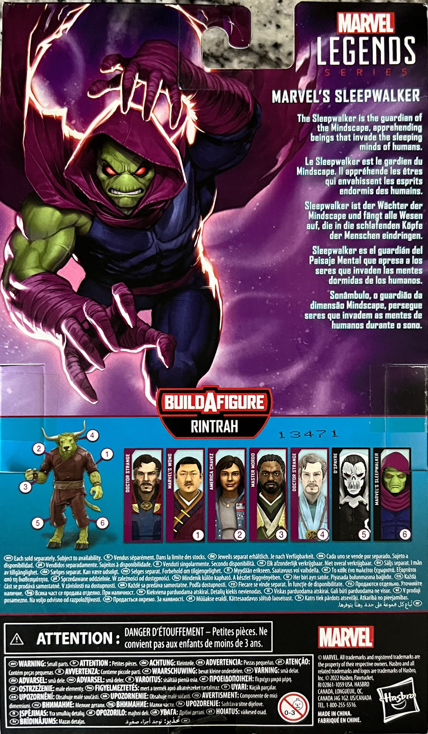 Sleepwalker - Hasbro (Marvel Legends) action figure collectible - Main Image 2