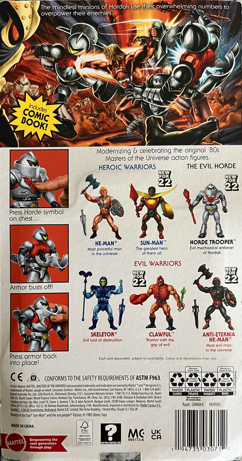 Horde Trooper - Mattel (Masters Of The Universe Origins) action figure collectible - Main Image 2