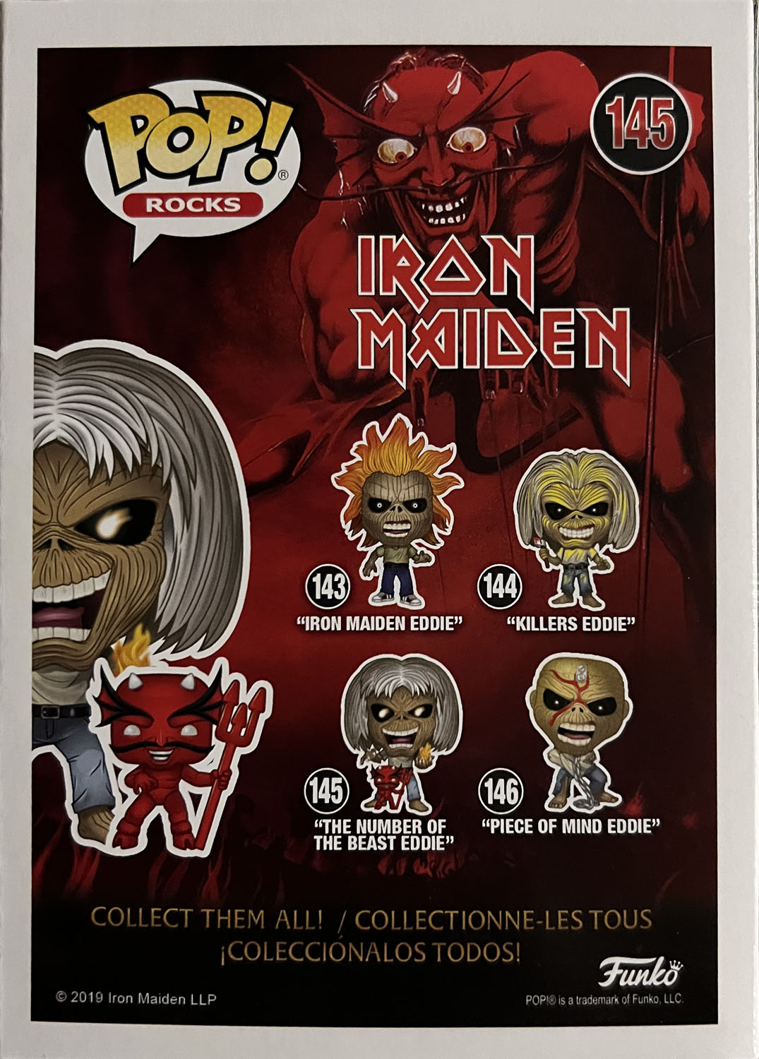 The Number of the Beast Eddie 145 - Funko (POP! ROCKS) action figure collectible - Main Image 2