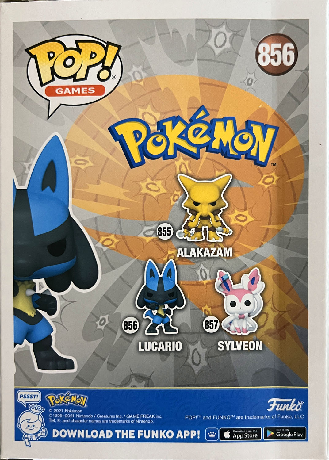 Lucario 856 - Funko (Pop! Games) action figure collectible - Main Image 2