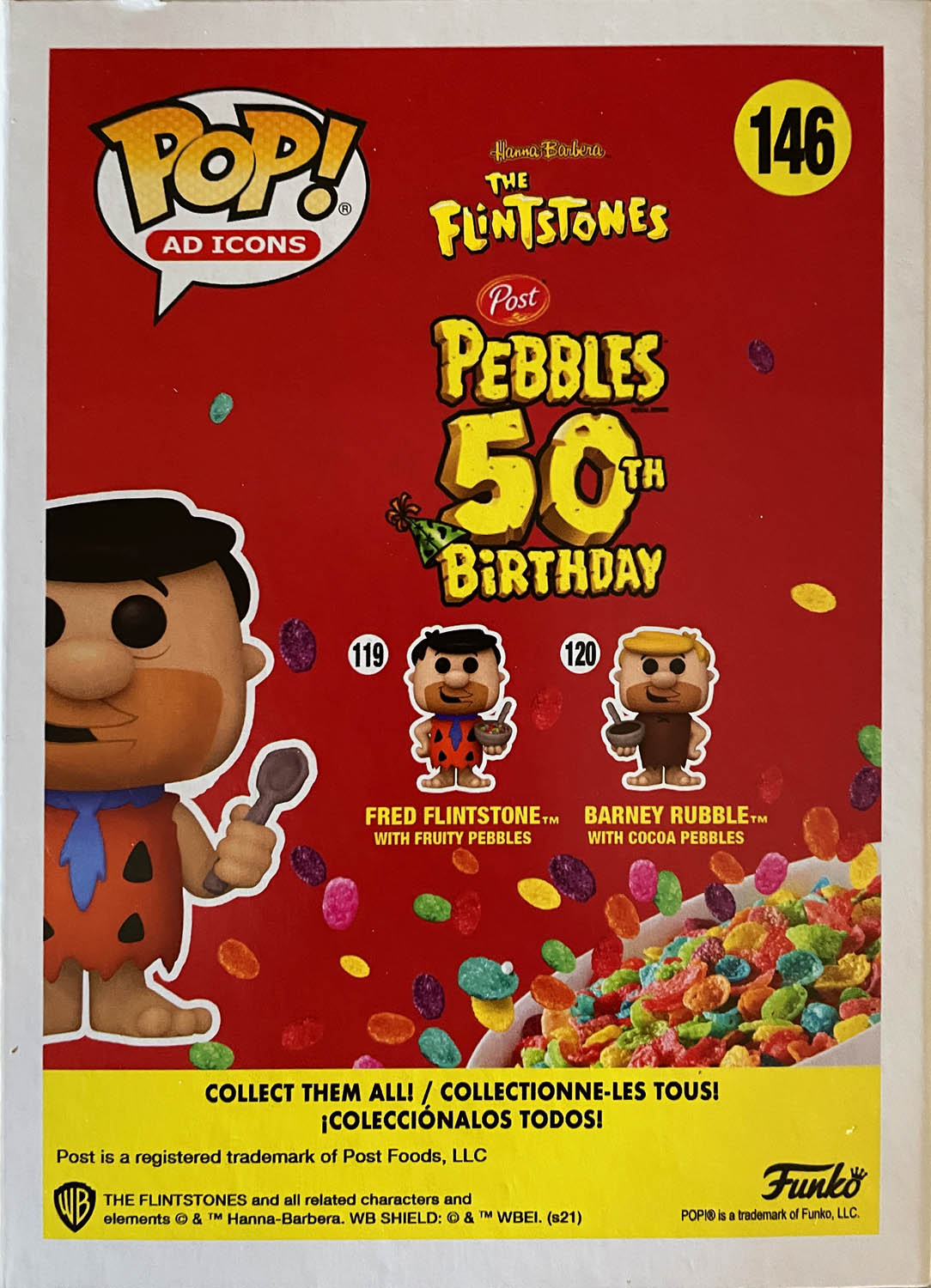 Fred Flintston with Spoon 146 - Funko (POP! AD Icons) action figure collectible - Main Image 2