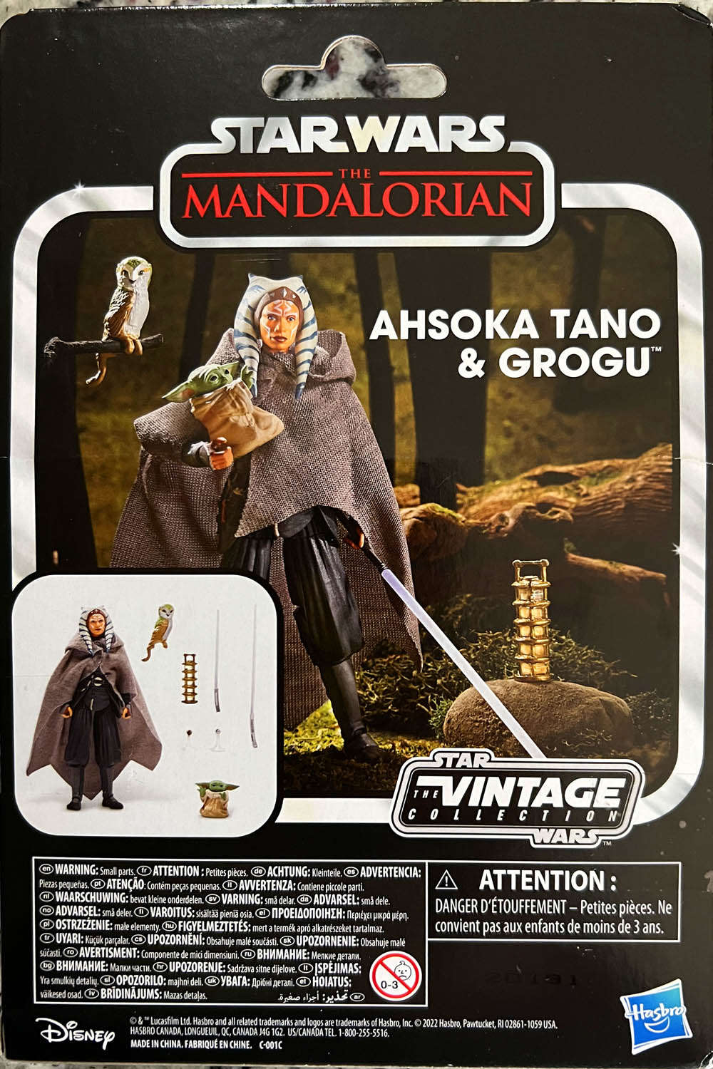 Ahsoka Tano with Grogu Deluxe - Kenner/Hasbro (Star Wars The Vintage Collection) action figure collectible - Main Image 2