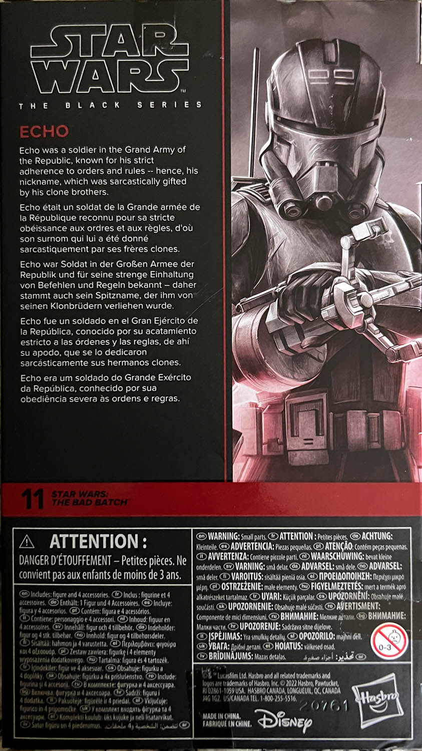 Echo - Disney/Hasbro (Star Wars The Black Series 6) action figure collectible - Main Image 2