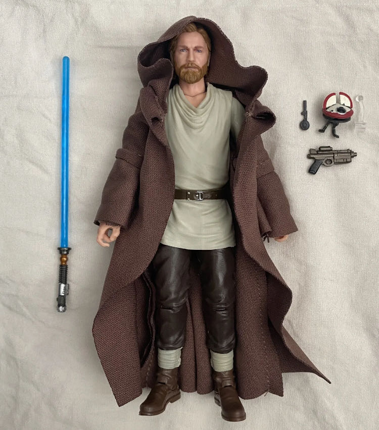 Kenobi: Obi-Wan Kenobi (Wandering Jedi) - Disney/Hasbro (Star Wars The Black Series 6) action figure collectible - Main Image 4