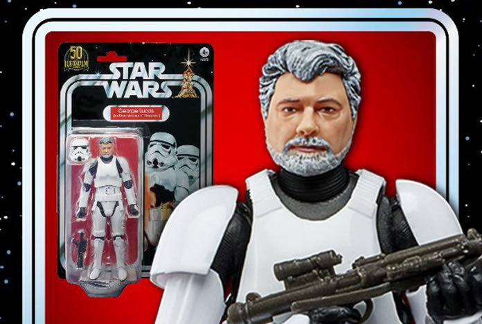 George Lucas (In Stormtrooper Disguise) TBS [L50] (Fan Channel Exclusive) - Hasbro (Star Wars: Expanded Universe) action figure collectible - Main Image 4