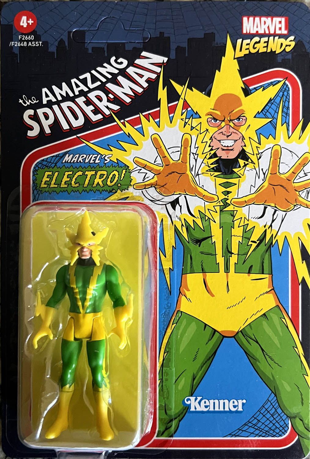 Electro - Kenner/Hasbro (Marvel Legends Retro) action figure collectible - Main Image 1