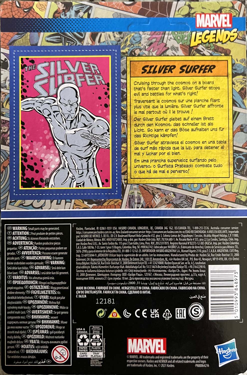 The Silver Surfer - Kenner/Hasbro (Marvel Legends Retro) action figure collectible - Main Image 2