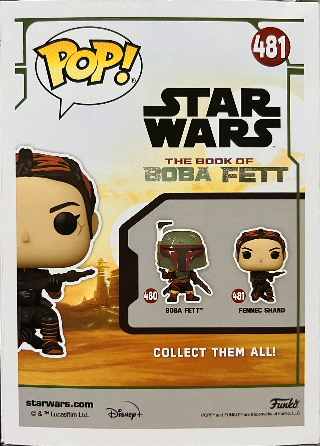 Fennec Shand 481 - Funko (Pop! Star Wars) action figure collectible - Main Image 2