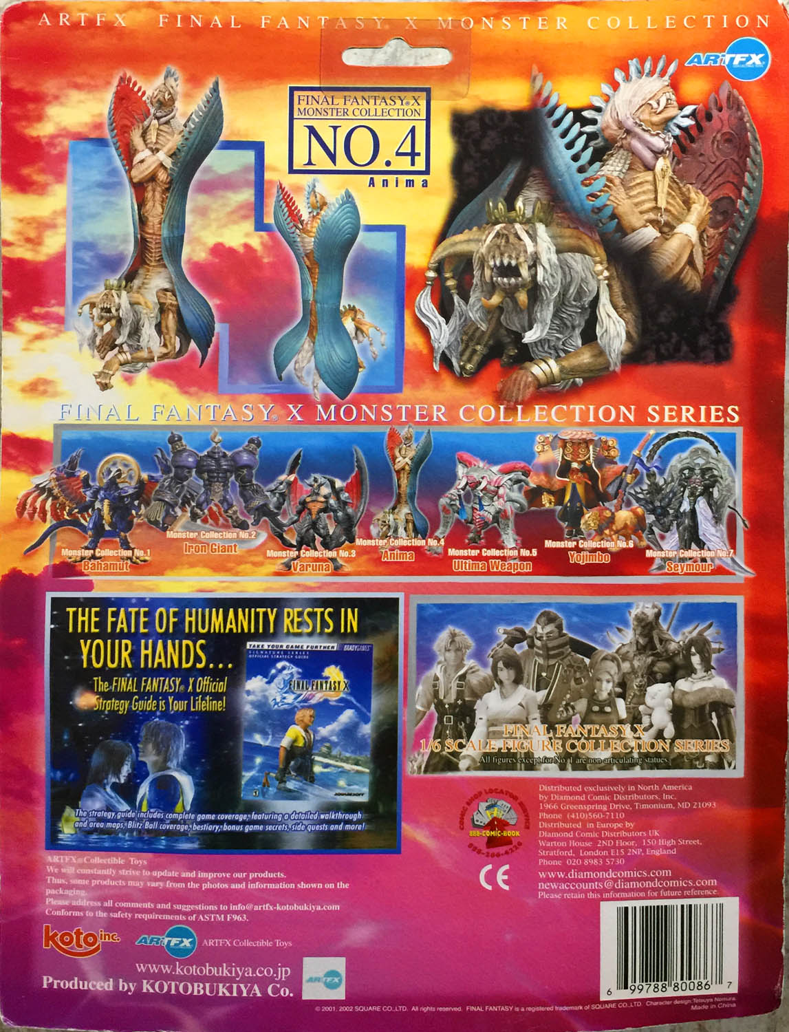 Anima - ARTFX (Final Fantasy X) action figure collectible - Main Image 2