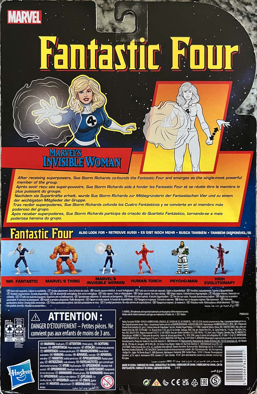The Invisible Woman - Hasbro (Marvel Legends Vintage Series) action figure collectible - Main Image 2
