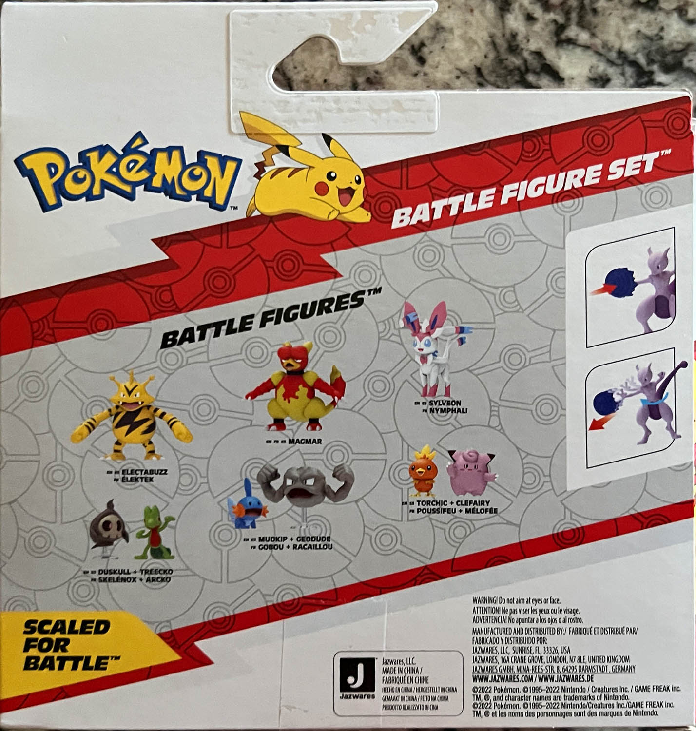 Mew and Mewtwo - Jazwares (Pokémon) action figure collectible - Main Image 2