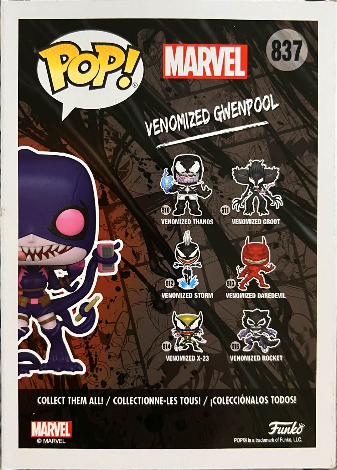 Venomized Gwenpool 837 - Funko (POP! MARVEL) action figure collectible - Main Image 2
