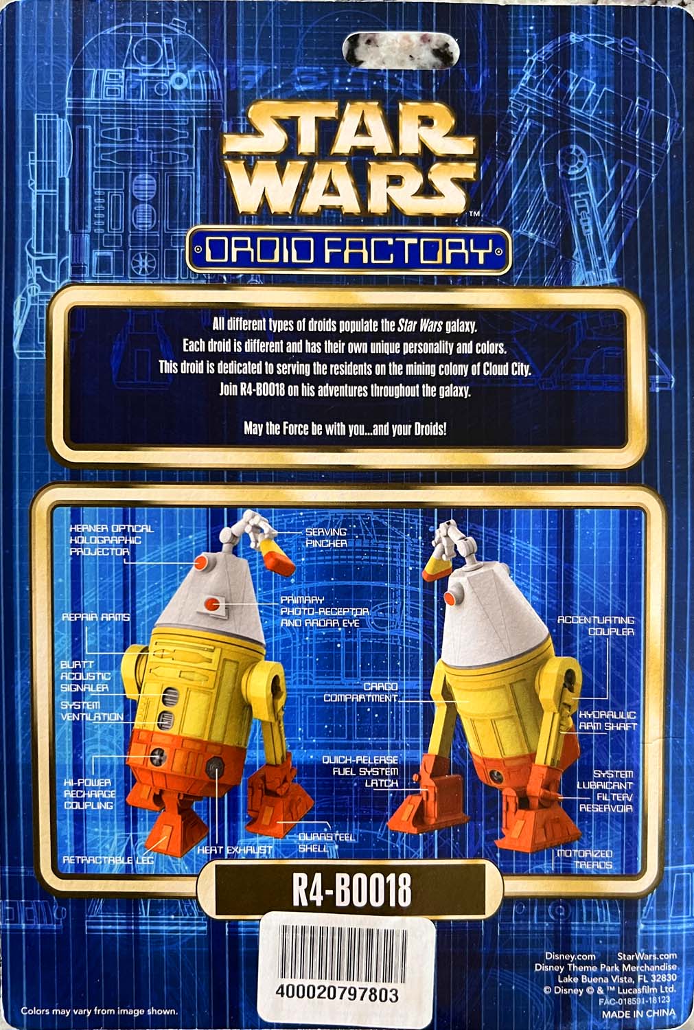 Star Wars R4-BOO18 - Disney/Hasbro (Star Wars Droid Factory) action figure collectible - Main Image 2